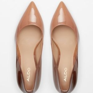 ALDO STILLETO BROWN HEEL SZ 7